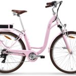 VecoCraft HEBE elektrofahrräder City E-Bike | ebike Damen 28 Zoll | 7-Gang-Shimano-Schaltung | Ananda Hinterer Motor 250W | EU-konformes für e Bike Herren und Damen