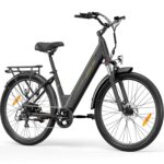 Elektrofahrrad 27,5 Zoll, Motor 250 W, Akku 36 V 15,6 Ah abnehmbar, Reichweite bis zu 100 km, 7 Gänge, LCD-Display, Unterstützung 25 km/h, maximale Belastung 120 kg, Unisex E-Bike Modell