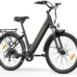 Elektrofahrrad 27,5 Zoll, Motor 250 W, Akku 36 V 15,6 Ah abnehmbar, Reichweite bis zu 100 km, 7 Gänge, LCD-Display, Unterstützung 25 km/h, maximale Belastung 120 kg, Unisex E-Bike Modell