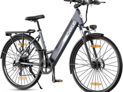 26" E-Bike, 26M208 Elektrofahrrad mit 36V 12Ah Akku, 7 Gang E Bike Herren Damen, 250W Motor, Reichweite 100km bis 25 km/h, Elektrofahrräde mit APP