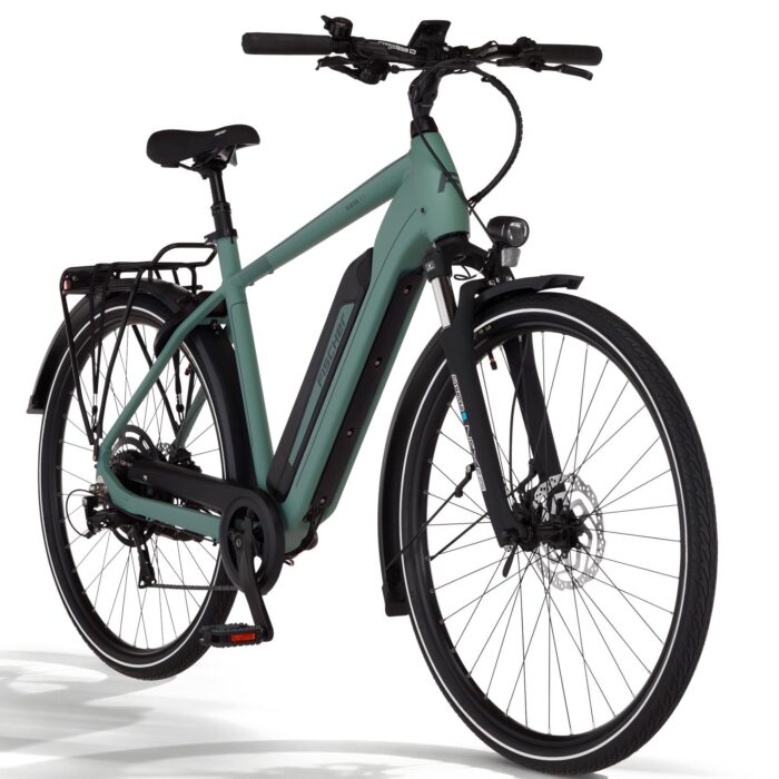Fischer E-Bike Trekking VIATOR 2.1 Active, Elektrofahrrad für Damen und Herren, RH 45, 459Wh, Heckmotor 50Nm, 48V