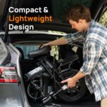 URLIFE E-Bike Klapprad 14", 48V 7.5Ah Austauschbarem Akku für Lange Reichweite bis 60KM, Elektrofahrrad 250W Motor, 3 Fahrmodi, Sitzhöhe Verstellbar, Falt-Pedelec ebike für Herren Damen