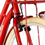 FISCHER E-Bike City CITA RETRO 2.0, Elektrofahrrad für Damen und Herren, RH 48 cm, Frontmotor 32 Nm, 36 V Akku